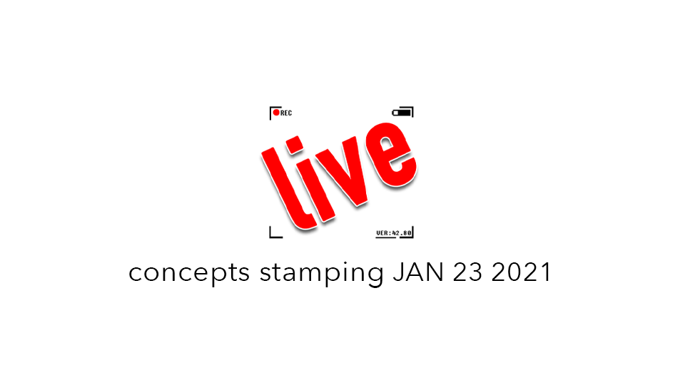 Product image for "Concepts Stamping" LIVE WORKSHOP No.3